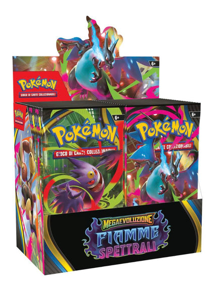 Box Display da 36 Bustine – Mega Evoluzione: Fiamme Spettrali (ITA)
