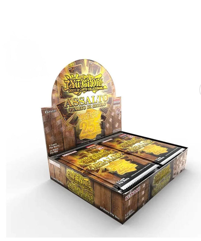 Box Display 24 Bustine Yu-Gi-Oh! Assalto Quarto di Secolo - 1a Edizione - ITA